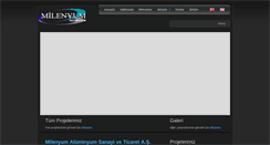 Desktop Screenshot of milenyum.com.tr